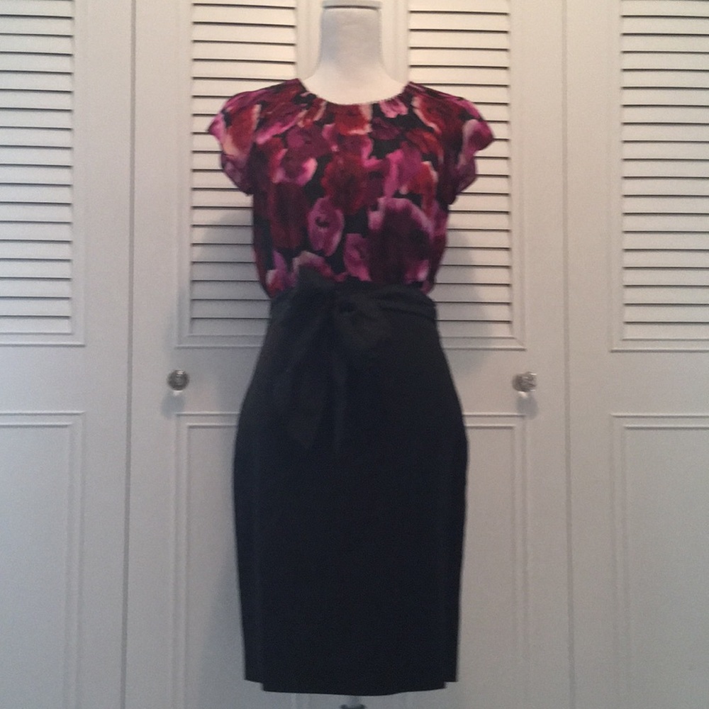 Ann Taylor Silk Blouse & Skirt set